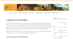 Desktop Screenshot of deproverbio.com